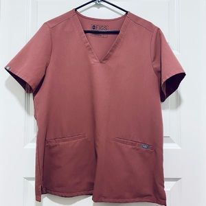 Figs casma top mauve large